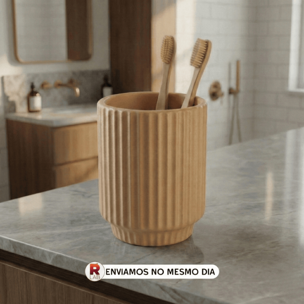 Porta Escovas Com Design Minimalista Para Organização do Banheiro em Oferta na Shopee