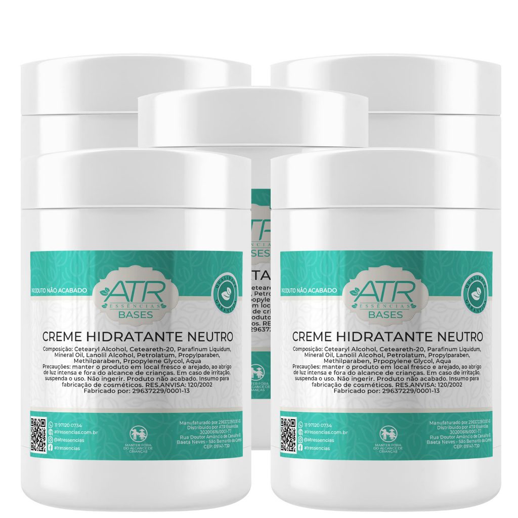 Base para Creme Hidratante Neutro Cosméticos ATR Essências em Oferta na Shopee