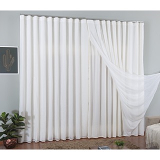 Cortina para Quarto Sala Escritorio TRILHO SUIÇO Tecido Premium de Alta Qualidade em Oferta na Shopee