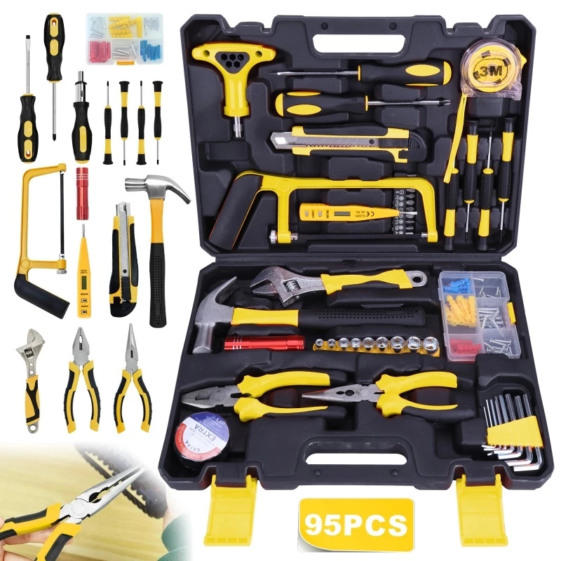 Kit Ferramentas 95 Peças Wetoke com Maleta | Jogo Kit de Ferramentas Completo Profissional