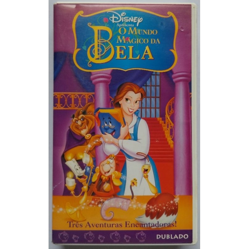 Fita VHS O Mundo Mágico da Bela Disney Dublado