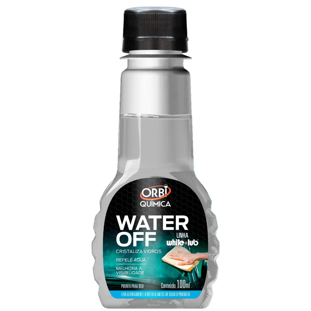 Cristalizador de Vidros carro e box de banheiro Water Off 100ml Orbi Química
