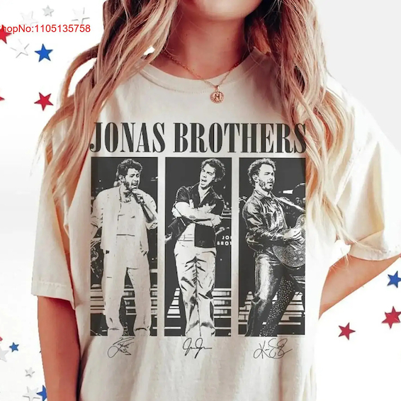 Camiseta Unissex Algodão Jonas Brothers Vintage