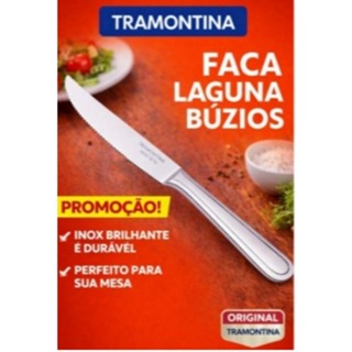 Faca para Churrasco Tramontina Búzios em Aço Inox 4" em Oferta na Shopee