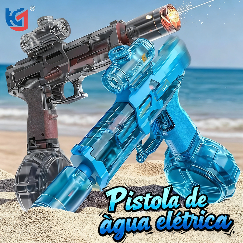 Pistola de Água Elétrica Desert Eagle Grande Capacidade, Jato Forte e Diversão para Crianças