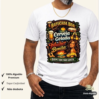 Camiseta Básica Samba Pagode 100% Algodão Estampa Sambista Música popular brasileira em Oferta na Shopee