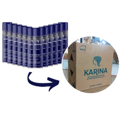 Kit 12un Hair Spray Karina Fixação Extra Forte 400ml (CAIXA FECHADA)