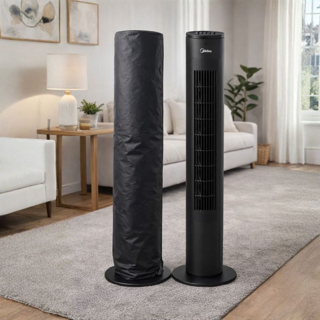Capa Proteção Para Ventilador Climatizador De Torre Contra Água Poeira Corino Impermeável