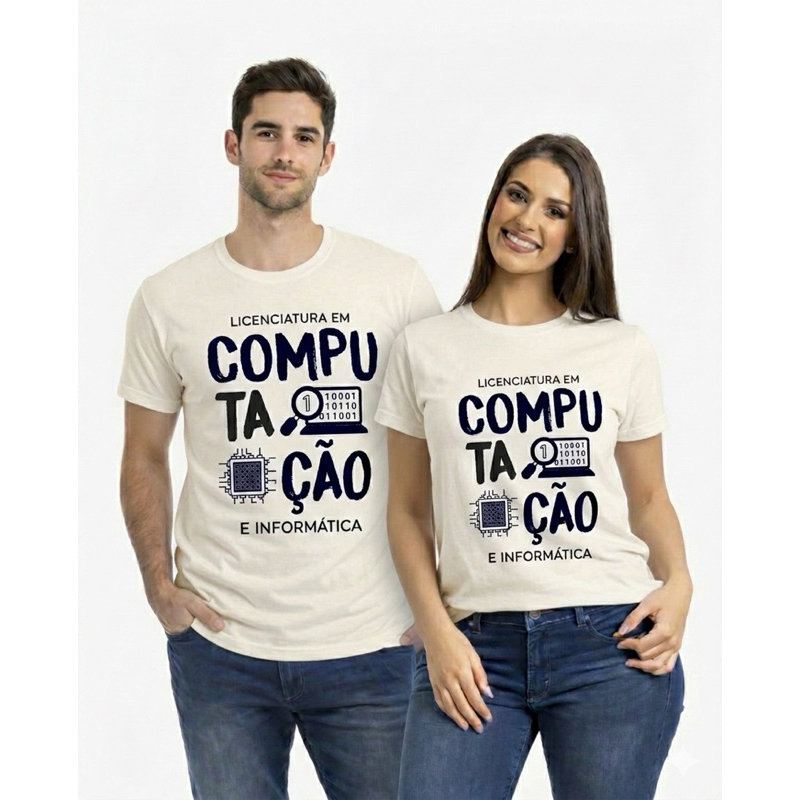 Camiseta Unissex Licenciatura em Computação e Informática
