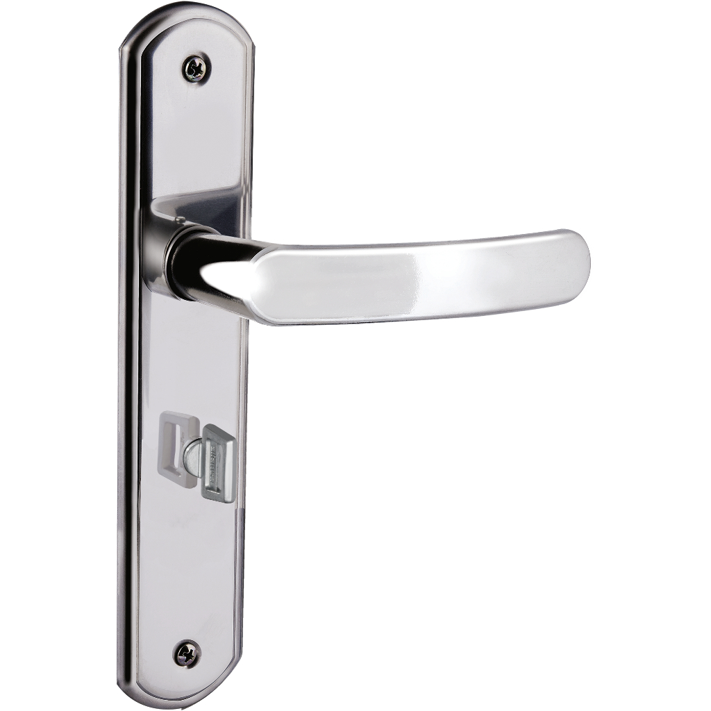 Fechadura Aliança 2800/31 Banheiro Lavabo WC Inox Premium Porta Madeira