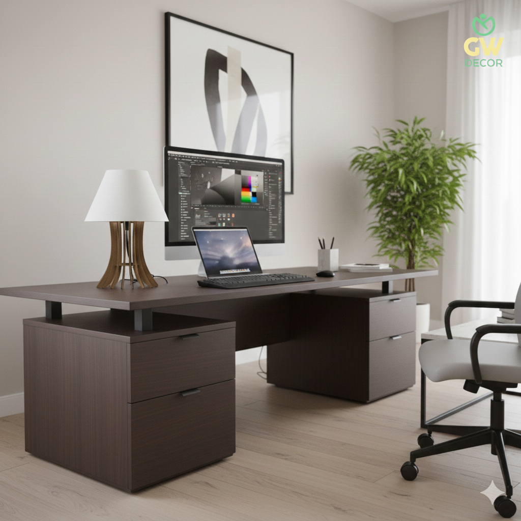 Kit 2 Iluminaria De Mesa Abajur De Madeira Design Decoração Moderna De Cabeceira De Cama e Mesa