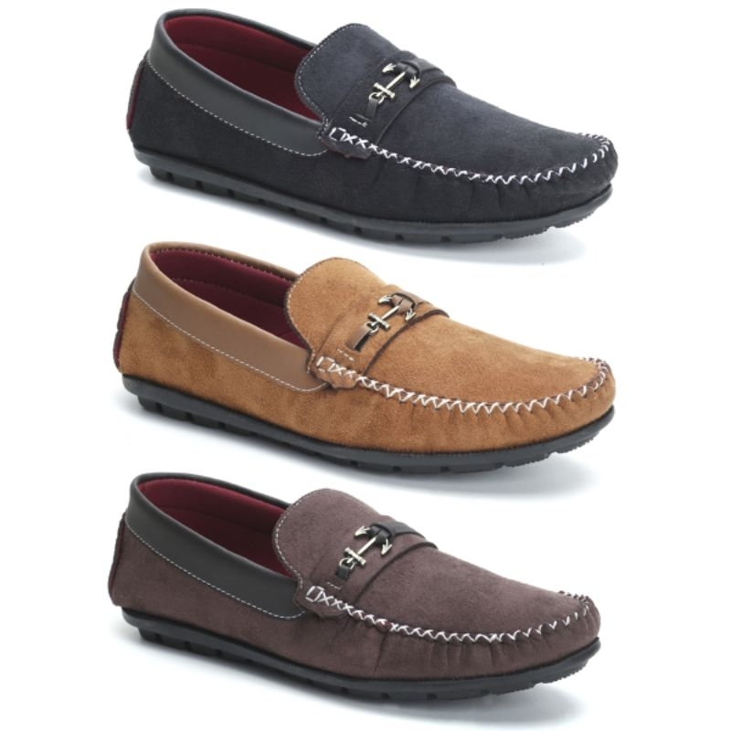 Mocassim KIT 3 Pares Mocassim Sapatilha Masculino Camurcinha em Oferta na Shopee