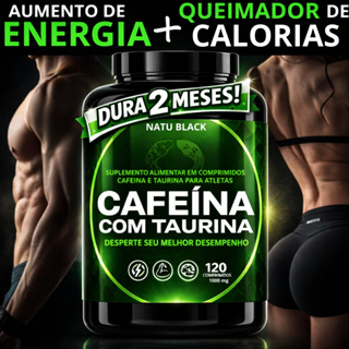 Cafeína com Taurina Pré Treino Termogenico Acelera o Metabolismo Energia Foco Desempenho Físico em Oferta na Shopee
