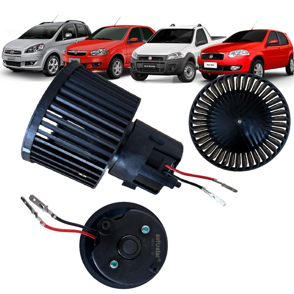 Motor Ventilador Da Caixa Evaporadora Ar Condicionado Fiat Palio Siena Strada Motor Fire - 530.083