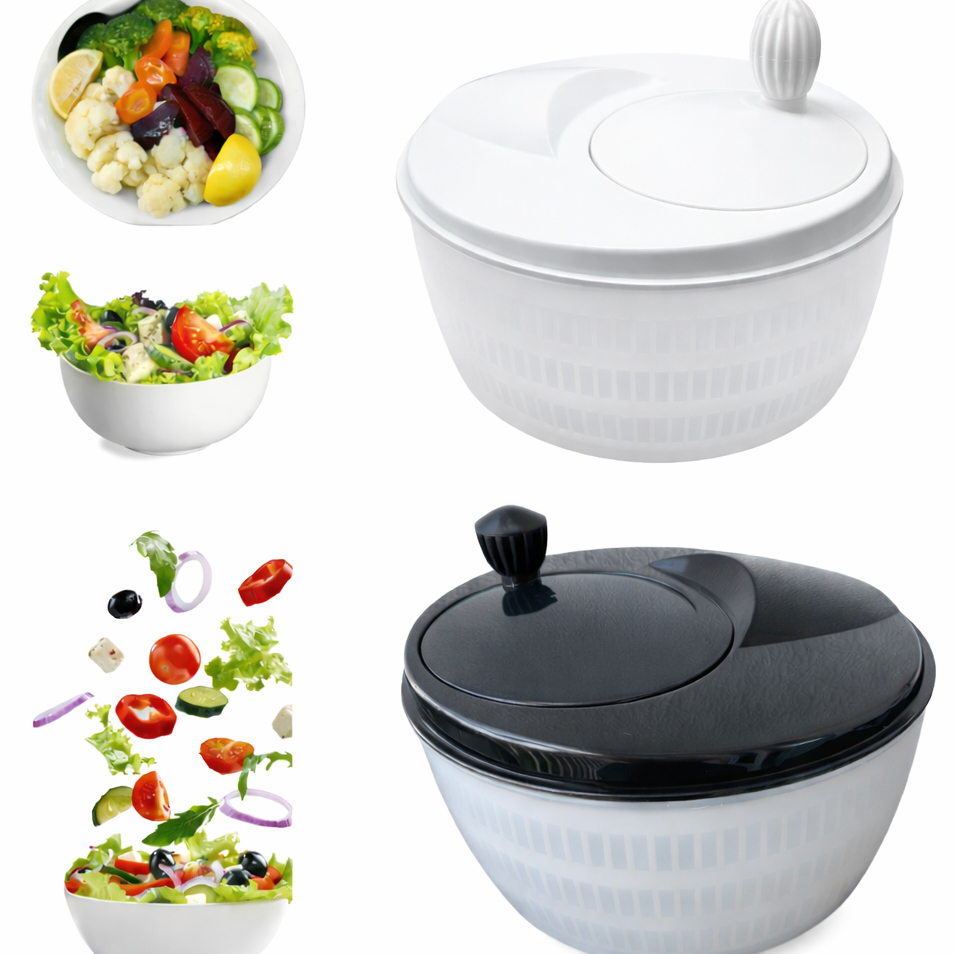 Centrífuga De Salada Secador Verduras  Manual 4 Litros