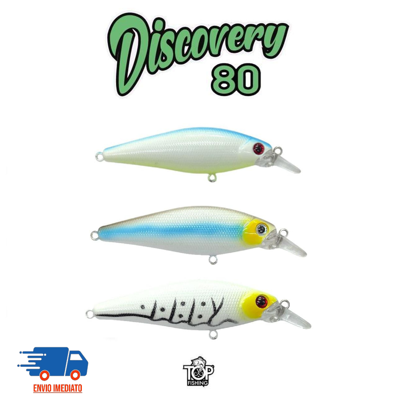 Kit Com 3 Iscas Artificias Importadas TF Meia Água 8 cm /10,5 g Pesca Dourado/Tucunaré