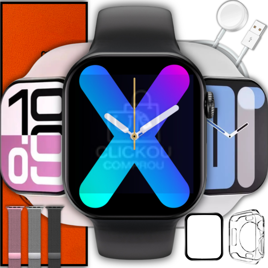 Relógio Smartwatch W10 Mini Série 10 Tela Amoled 41mm Responde WTS 256MB Com 2 Pulseiras e Proteção em Oferta na Shopee