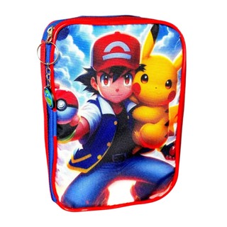 Estojo Box Pokemon/Estojo Box /Estojo escolar/Estojo de lápis/Estojo com divisórias/Organizador escolar infantil
