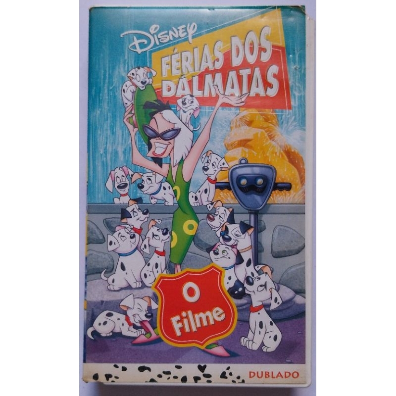 Fita VHS Férias dos Dálmatas O Filme Disney Dublado