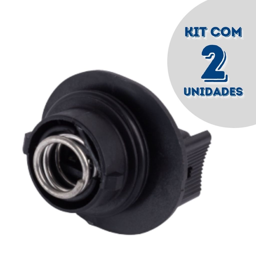 2 Soquetes Farol Lâmpada H1 Caminhões Mercedes Bicudinho Vw DP3032 DP 3032