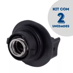 2 Soquetes Farol Lâmpada H1 Caminhões Mercedes Bicudinho Vw DP3032 DP 3032