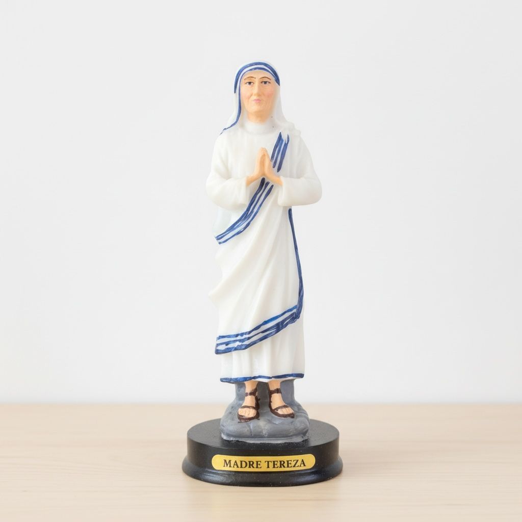 Imagem Madre Teresa de Calcutá Resina Nacional 15cm