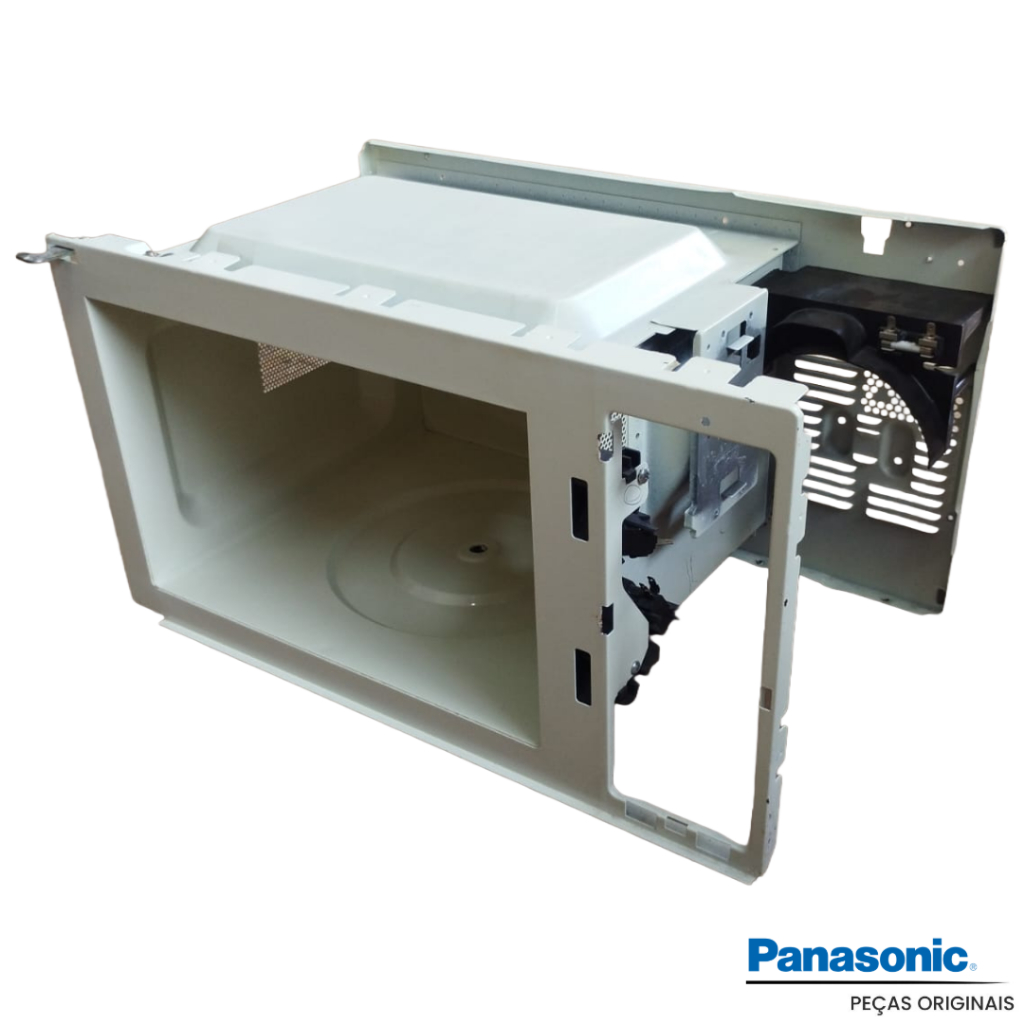 Cavidade Gabinete Microondas Panasonic NN5658BH Original Semi-nova