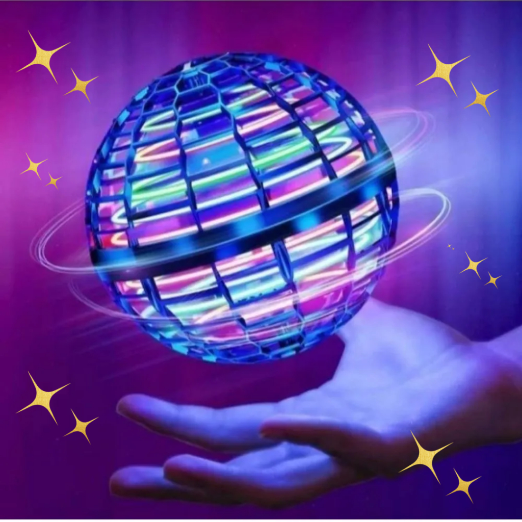Bola Voadora Led e Controle Remoto Brinquedo Spinner Boomerang!