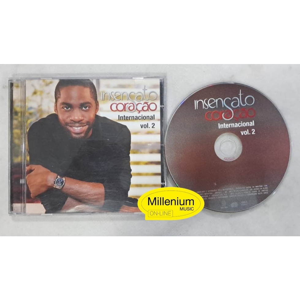 CD Insensato Coração Trilha Sonora  Internacional  Vol. 2 Da Novela 2011 Original Gravadora Colecionador Ótimo Estado