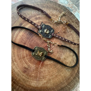 Colar Choker Country Pingente Fivela Com Letra Ajustável em Oferta na Shopee