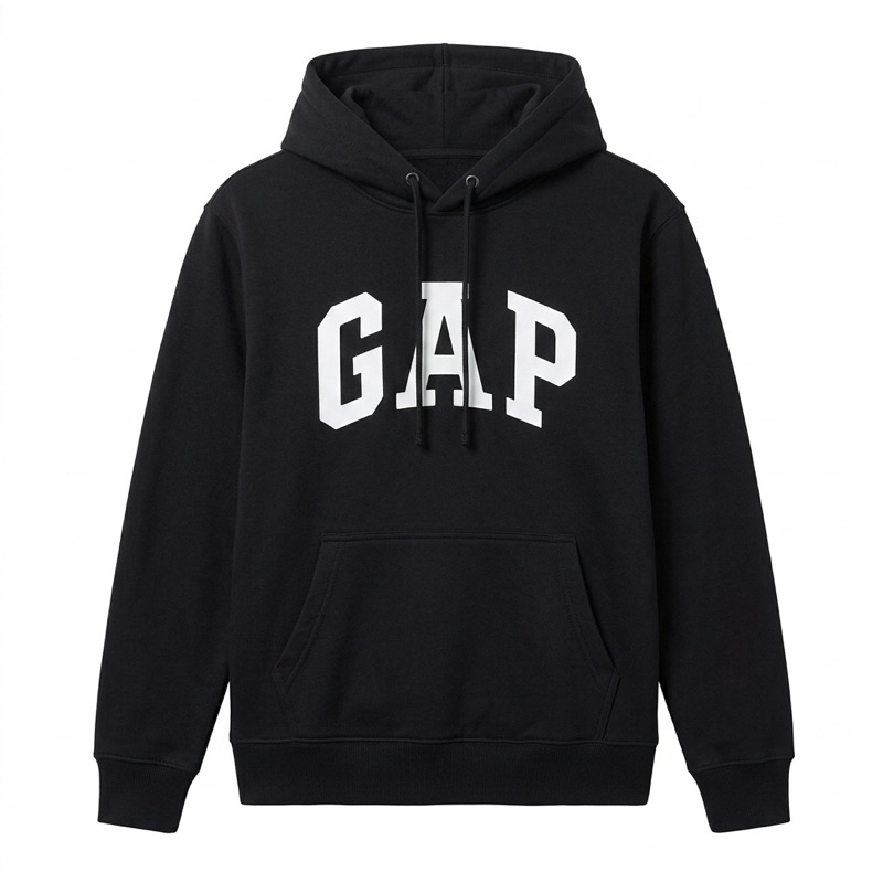 Blusa Casaco Moleton Flanelado Canguru com bolso e capuz GAP
