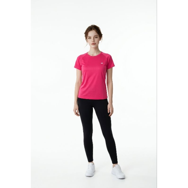 camisa feminina Dry fit proteção UV esportiva rosa Premium leve confortável
