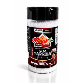 Sal de Parrilha 500g Grosso Premium – Ideal para Churrasco, Carnes e Grelhados
