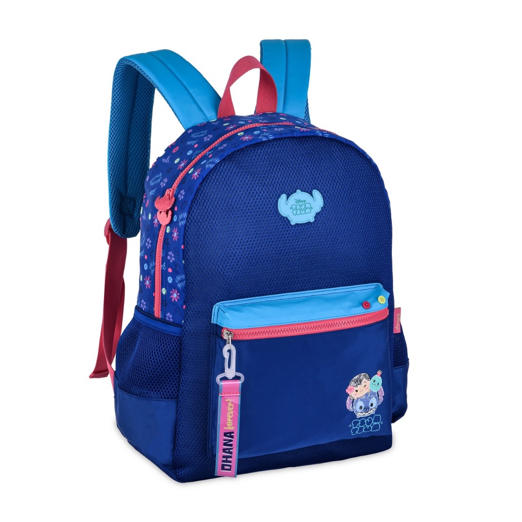 Mochila Disney Stitch Infantil Escolar Criança Passeio Menino Menina