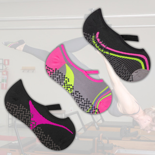 Meia para Pilates Antiderrapante sapatilha exercícios funcional em Oferta na Shopee