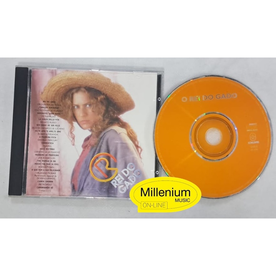 CD O Rei Do Gado Trilha Sonora Da Novela 1996 Original Gravadora Colecionador Ótimo Estado