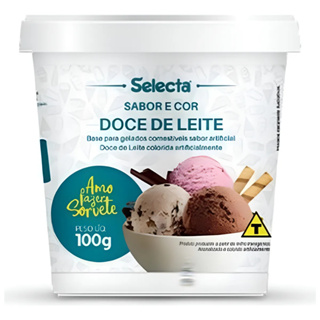 Base Para Sorvete Em Pó Sabor Doce De Leite 100g - Selecta em Oferta na Shopee