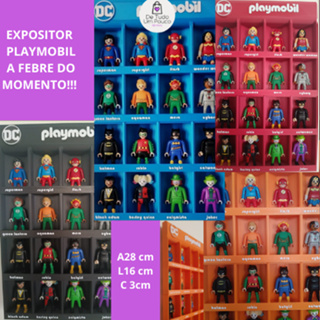 Expositor  Playmobil DC para Colecionáveis Kinder Ovo em Oferta na Shopee
