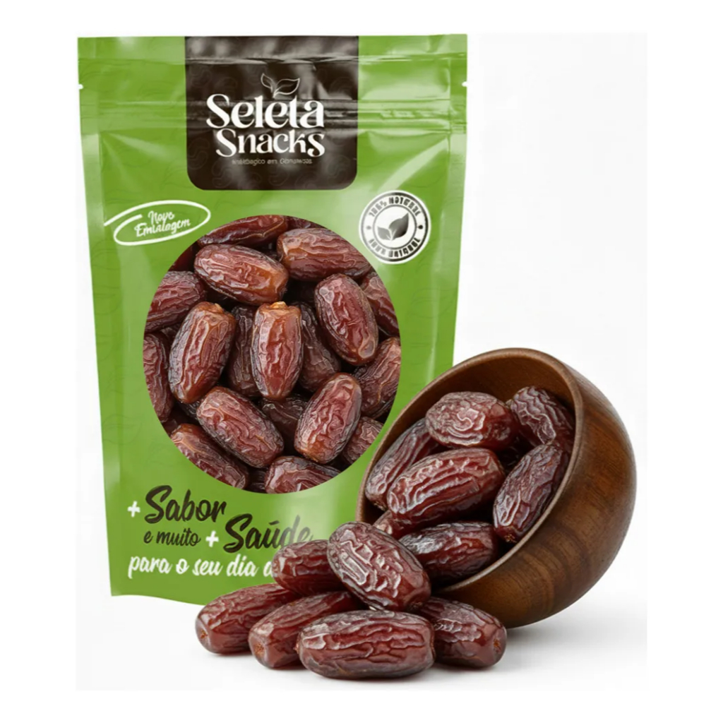 Tâmara Medjoul Jumbo  Premium Importada Israel,  Doce, Suculenta e Natural
