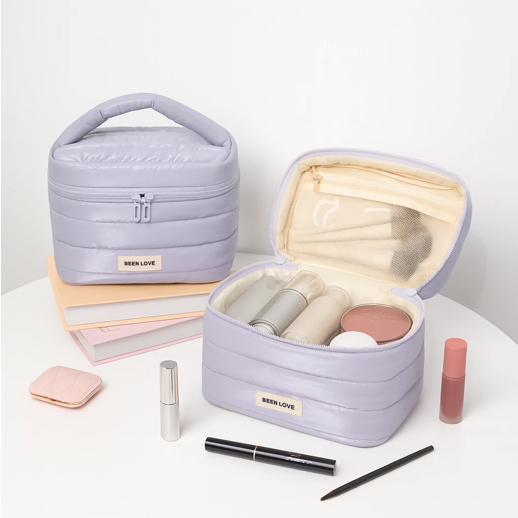 Bolsa de Maquiagem Grande Capacidade À Prova d’Água, Portátil para Viagem