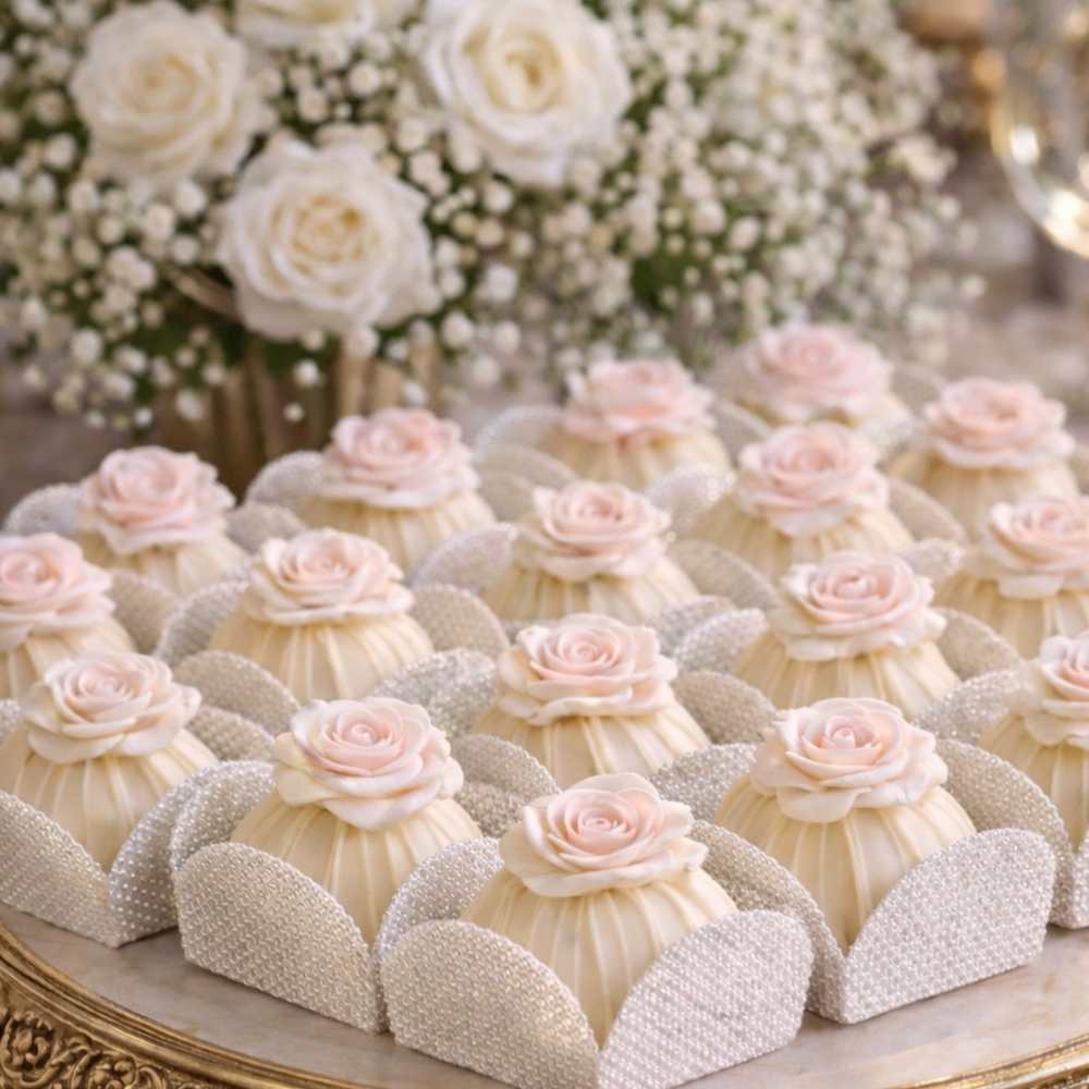 50 Forminhas Caixeta para doces em Tela Escocia 4 petalas Jufiori em Oferta na Shopee