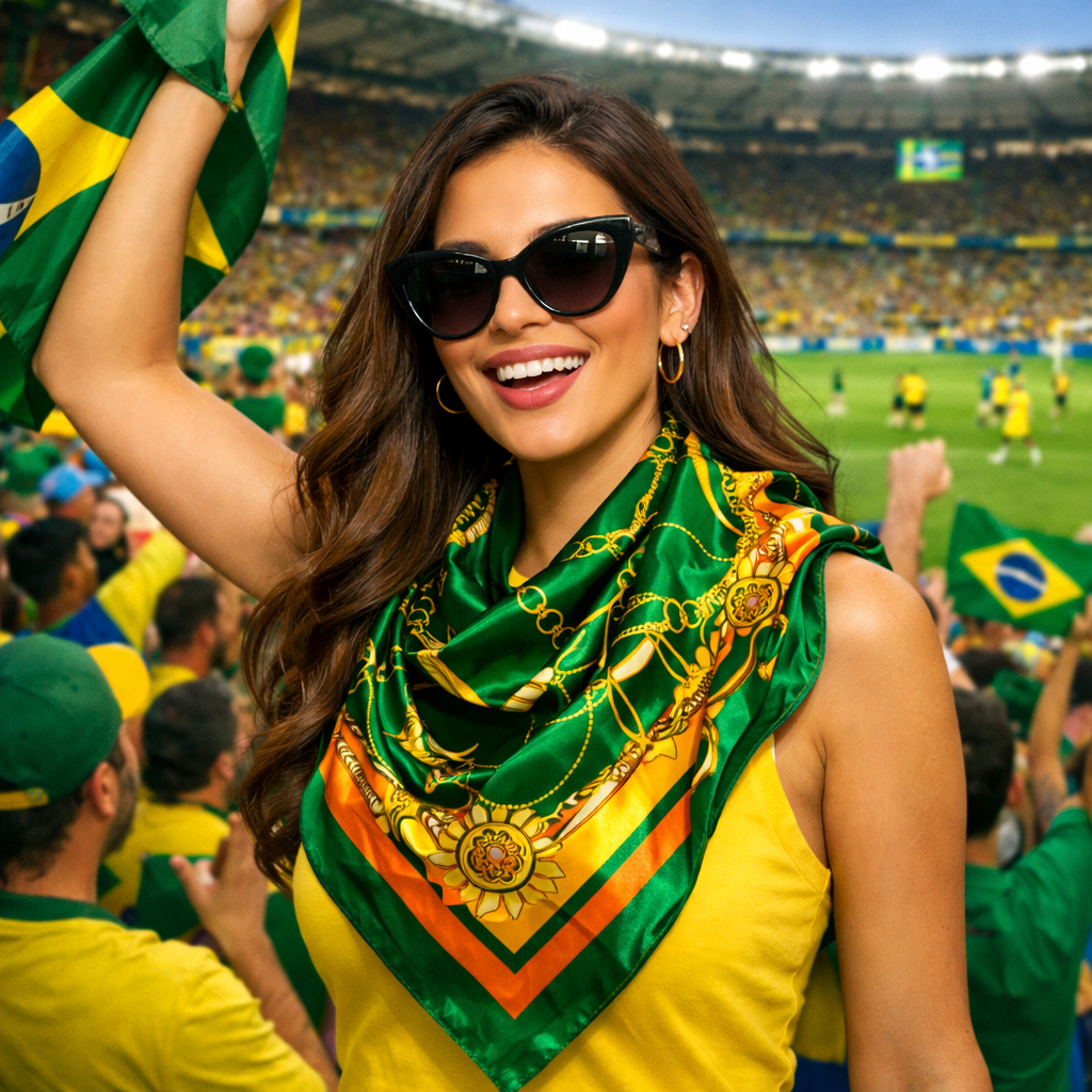 Lenço de Cetim 90x90 Feminino – Versátil para Cabeça, Pescoço, Cabelo ou Bolsa moda prai verao encharpe moda verao praia