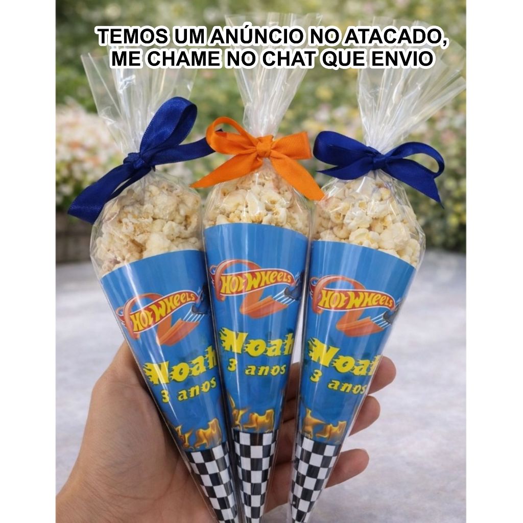 Cone Personalizado papel offset fosco (semelhante á cartolina) temas á sua escolha (leia antes de comprar) em Oferta na Shopee