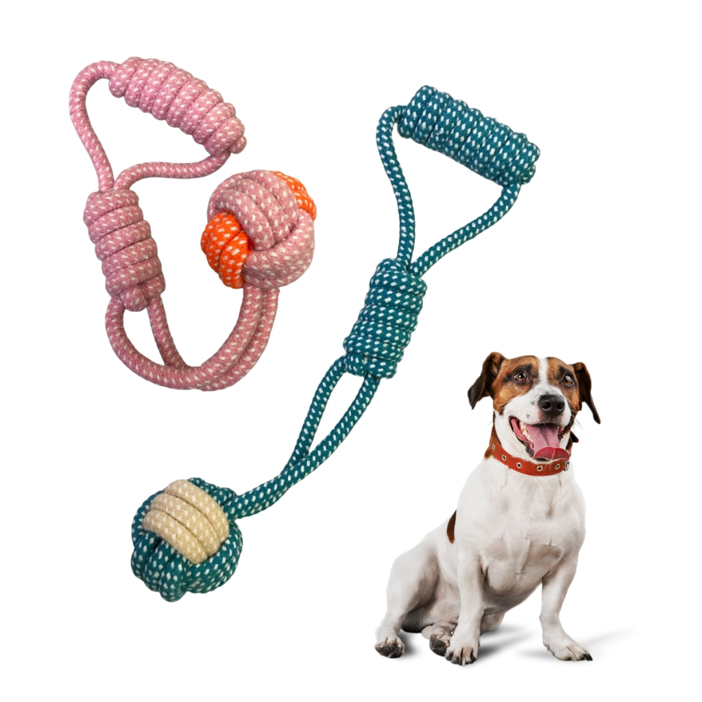 Brinquedo Corda Resistente Para Cachorro Mordedor Puxador Pet Brincadeira Exercício