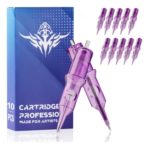 10 Cartucho Universal Tatuagem Traço E Pintura Rl10-03/05/07 em Oferta na Shopee