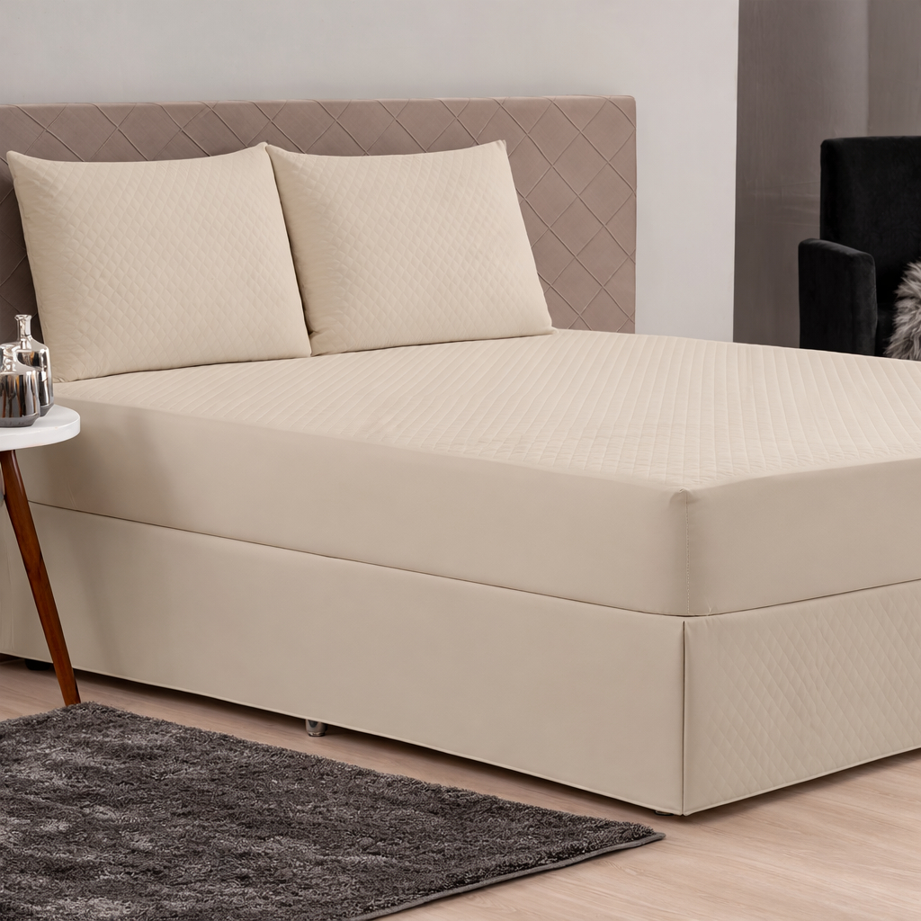 Kit Capa Impermeável Protetora de Colchão Matelada King Queen Casal Solteiro Porta BOX Protetor