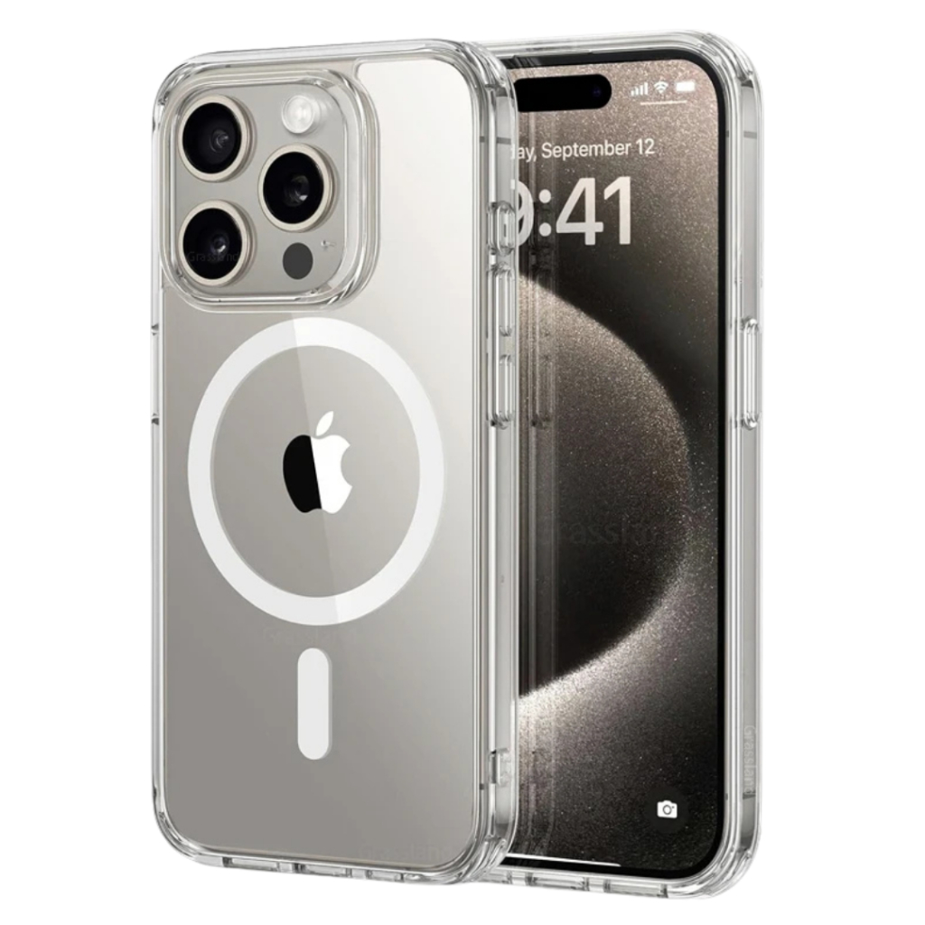 Capa Capinha Clear Anti Amarelamento Magnética Para iPhone 16, 16e, 16 Plus, 16 Pro, 16 Pro Max em Oferta na Shopee