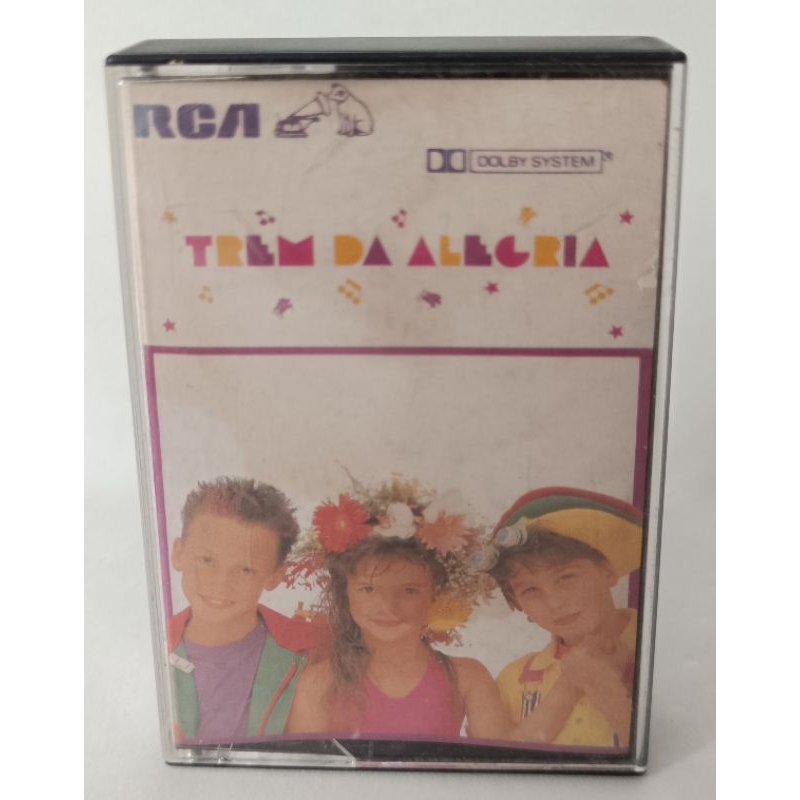 Fita Cassete K7 Trem da Alegria música infantil anos 70/80/90 raridade colecionador