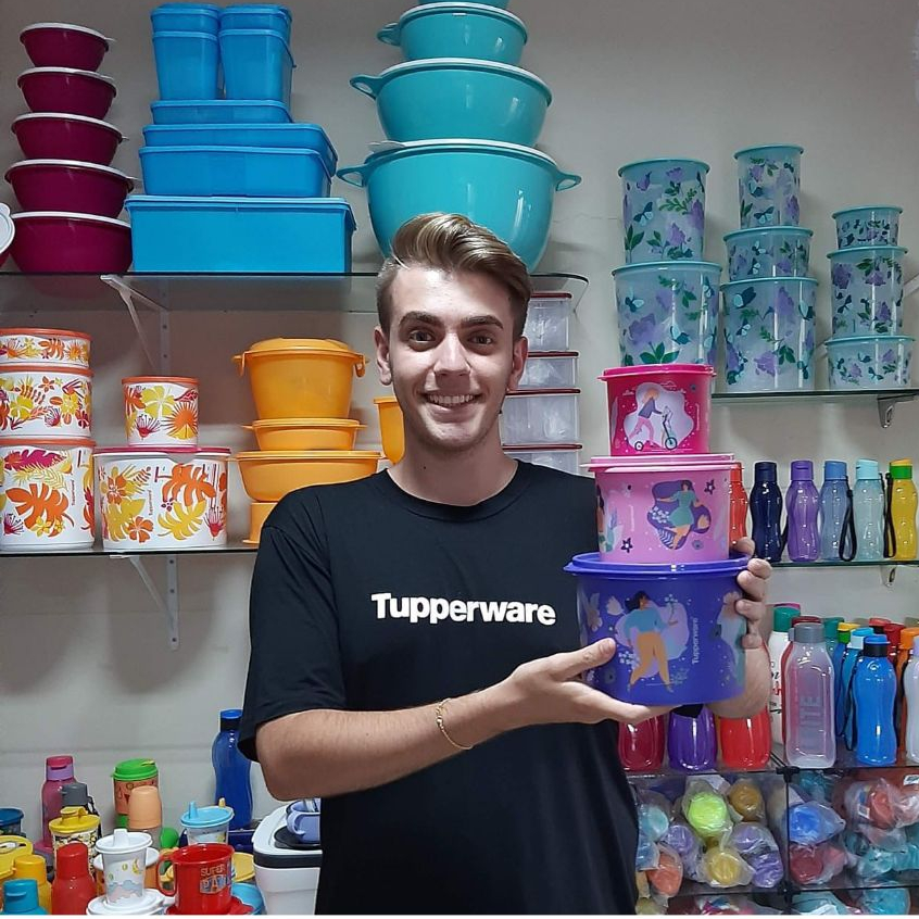 Tupperware Original Pote Copo Tapoer Garrafa Utensílios Cozinha