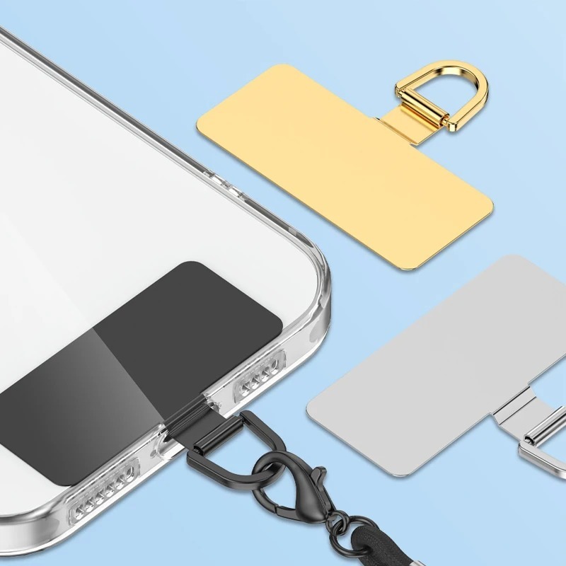 Kit Suporte Strap para Celular Fivela Cordão Alça de Mão ou Pescoço Metal Nylon Plástico